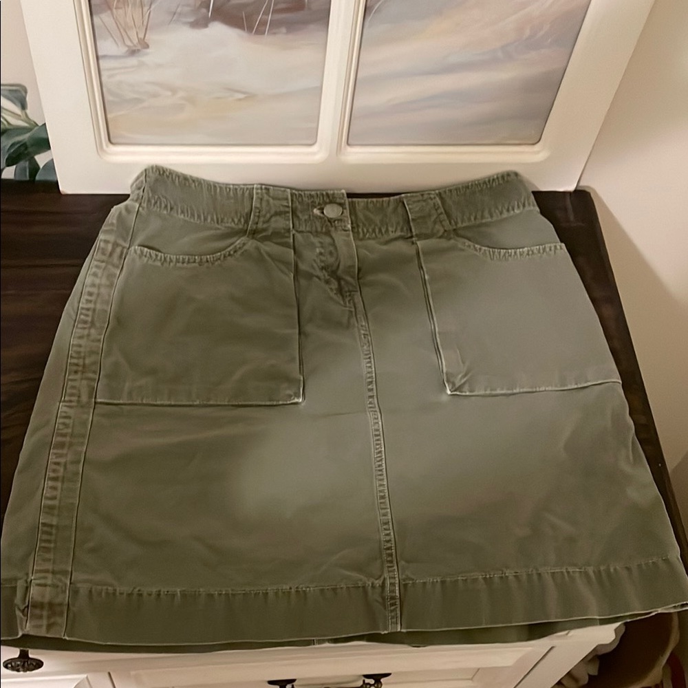 Olive Green Skirt